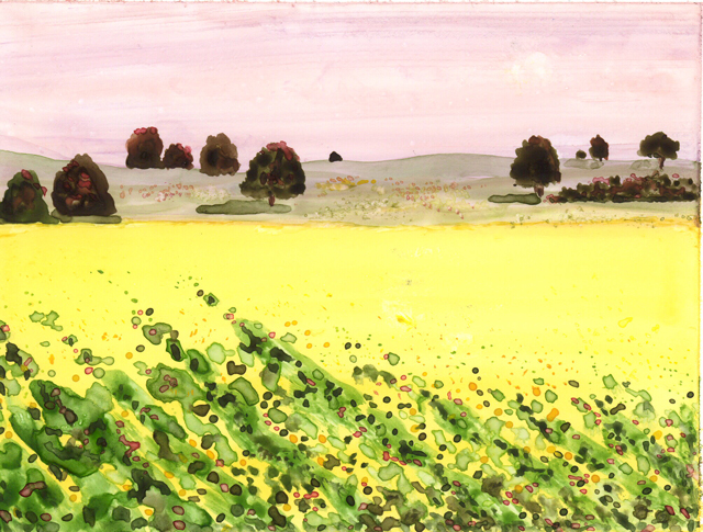 Painting: Yellow Field