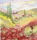 Painting: Red Flower Farm