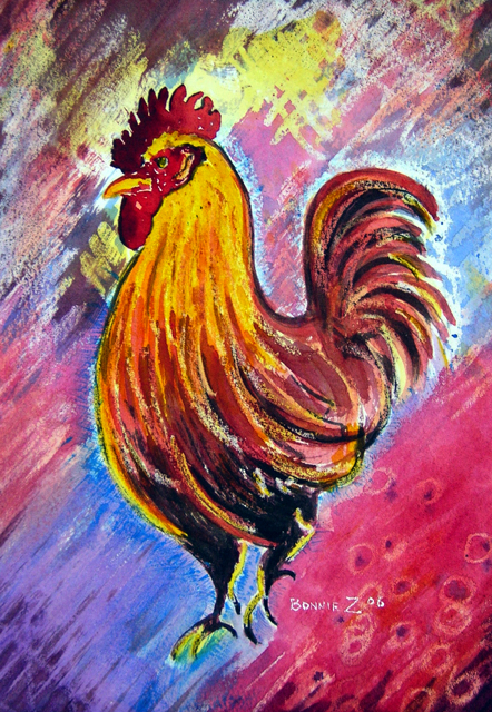 Painting: Rooster